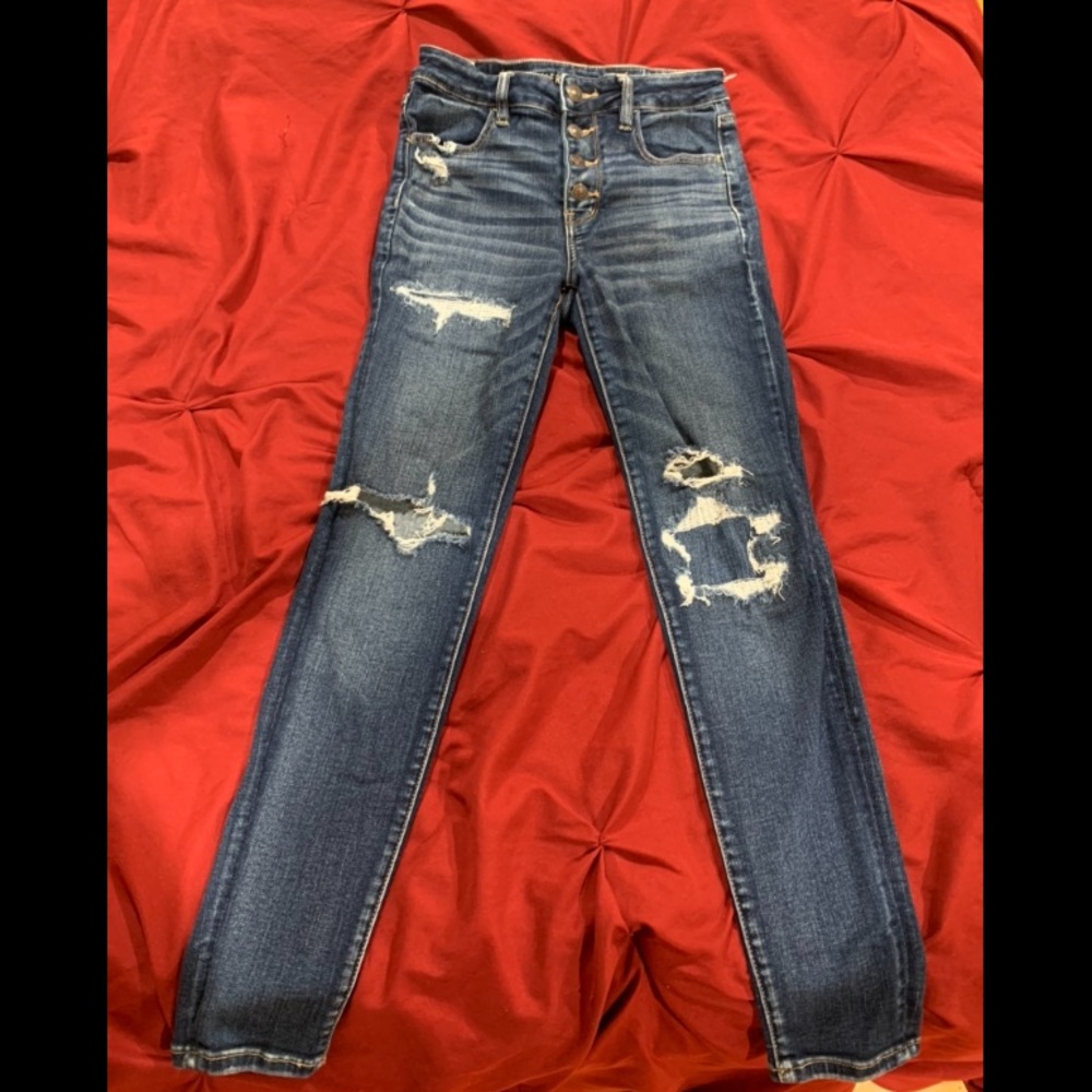 American Eagle Hi Rise jeggings